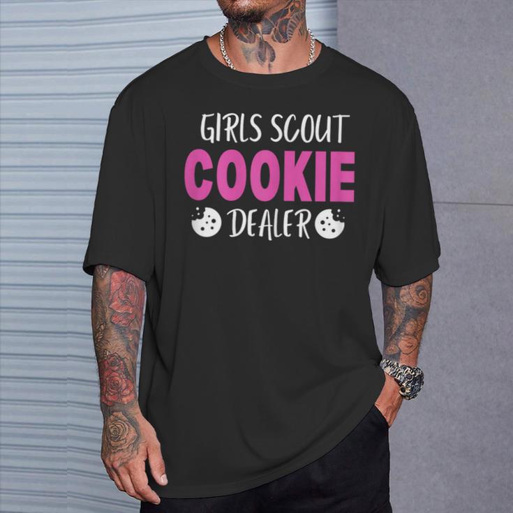 Scout For Girls Cookie Dealer Scouting Cookie Baker Season T-Shirt Gifts for Him