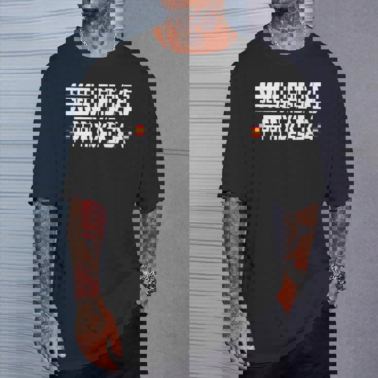 Seguridad Privada Impresión Delantera Y Trasera Camiseta unisex