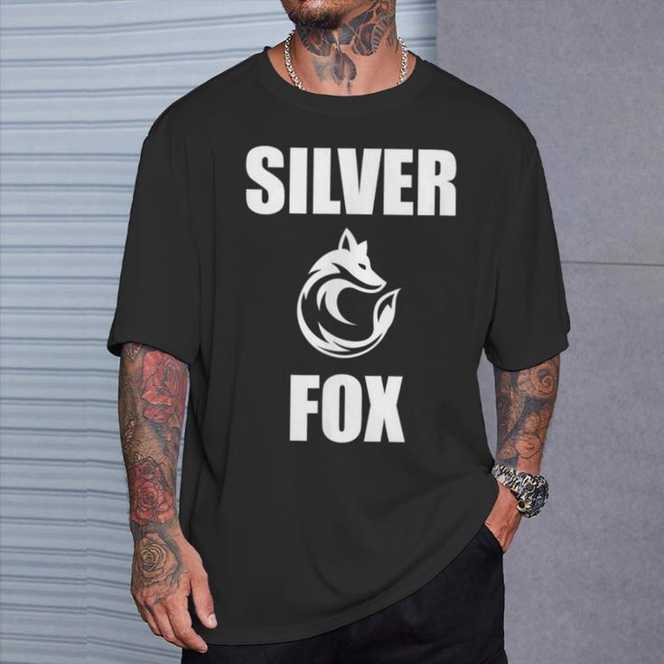 Silver Fox Sexy Grey Hair T-Shirt Gifts for Him