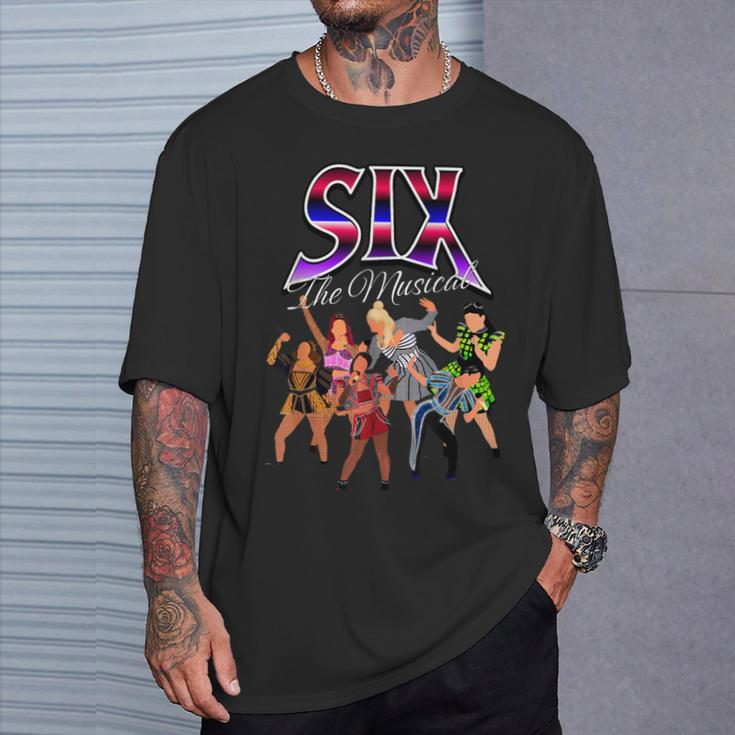 The Six Wives Of Henry Viii Six The Musical Six Retro T-Shirt Gifts for Him