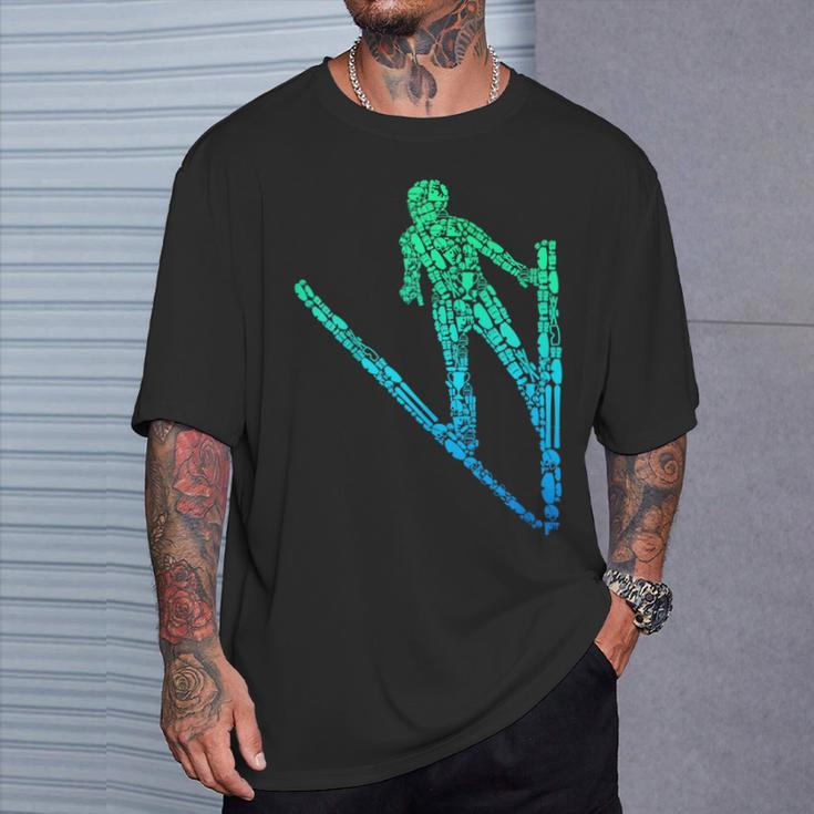 Ski-Jumping S T-Shirt Geschenke für Ihn