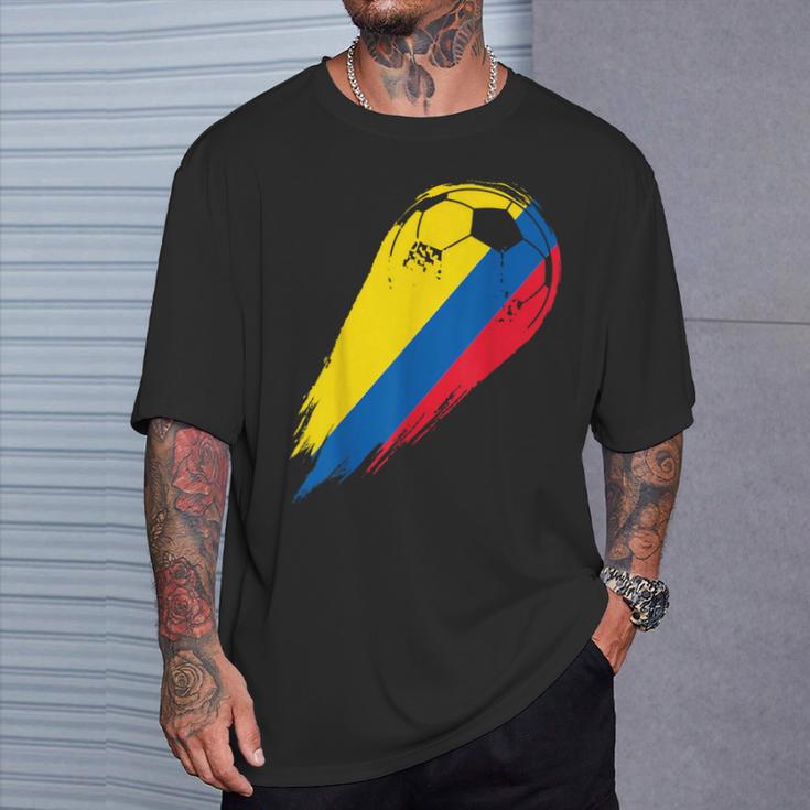 Soccer Player Of Pride Colombia T-Shirt Gifts for Him