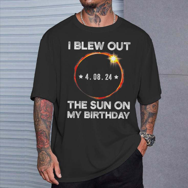 Solar Eclipse Birthday I Blew Out The Sun On My Birthday T-Shirt Gifts for Him