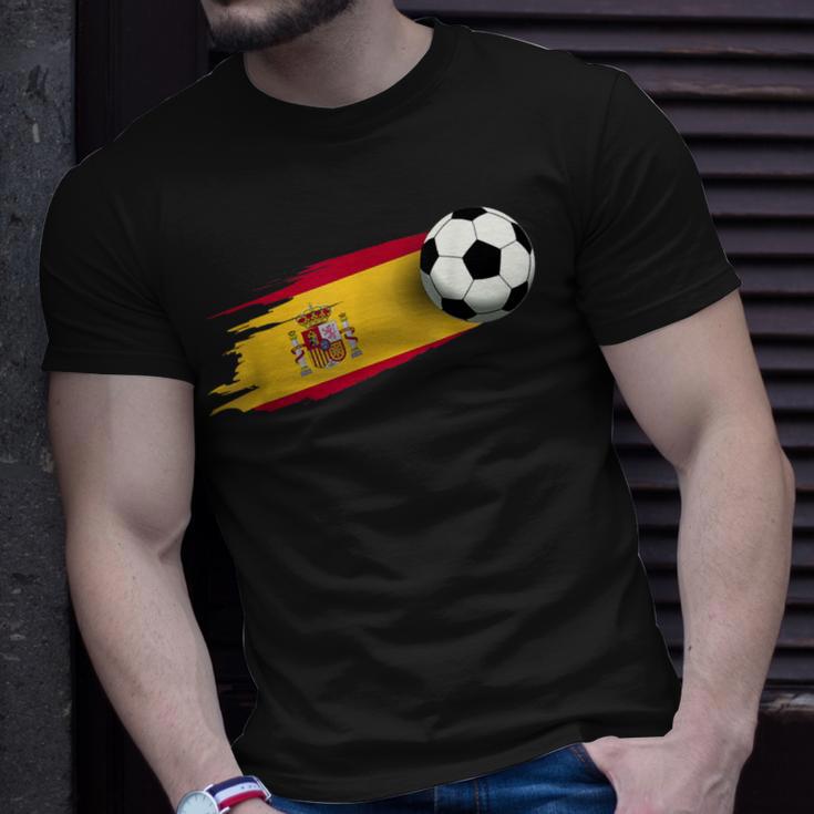 Spain Flag Jersey Spanish Soccer Team Spanish T-Shirt Gifts for Him