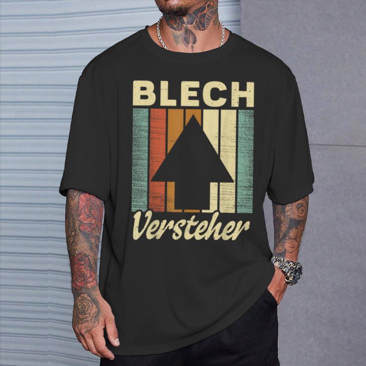 With Spengler Karosseriebauer Plumber Sheet Metal Versteher T-Shirt Geschenke für Ihn