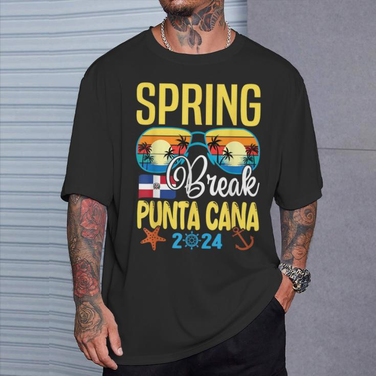 Spring Break 2024 Punta Cana Family Matching Vacation T-Shirt Gifts for Him