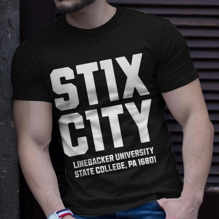 St1x C1ty Stix City Number 11 Number Eleven College Football T-Shirt Gifts for Him