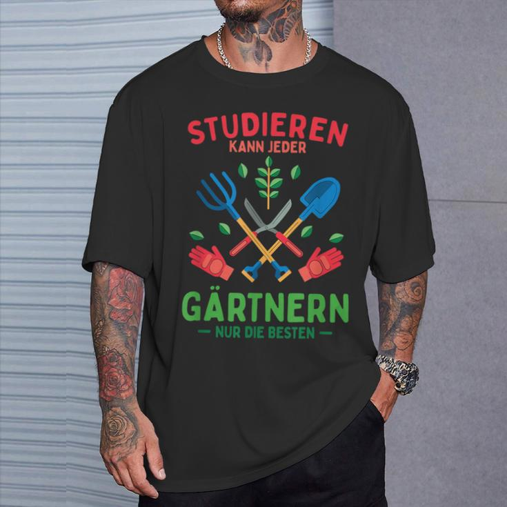 Study Can Everyone Gärtnern Nur Die Besten Black T-Shirt Geschenke für Ihn