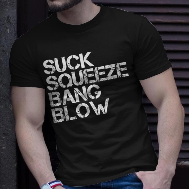 Suck Squeeze Bang Blow Mechanic Car Piston Engine T-Shirt Gifts for Him