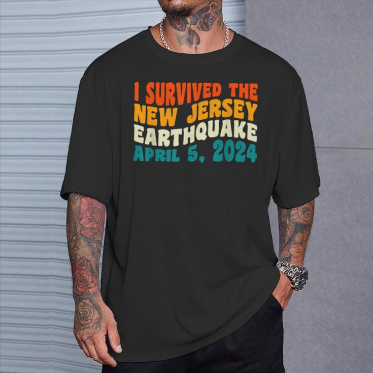 I Survived The New Jersey 48 Magnitude Earthquake T-Shirt Gifts for Him