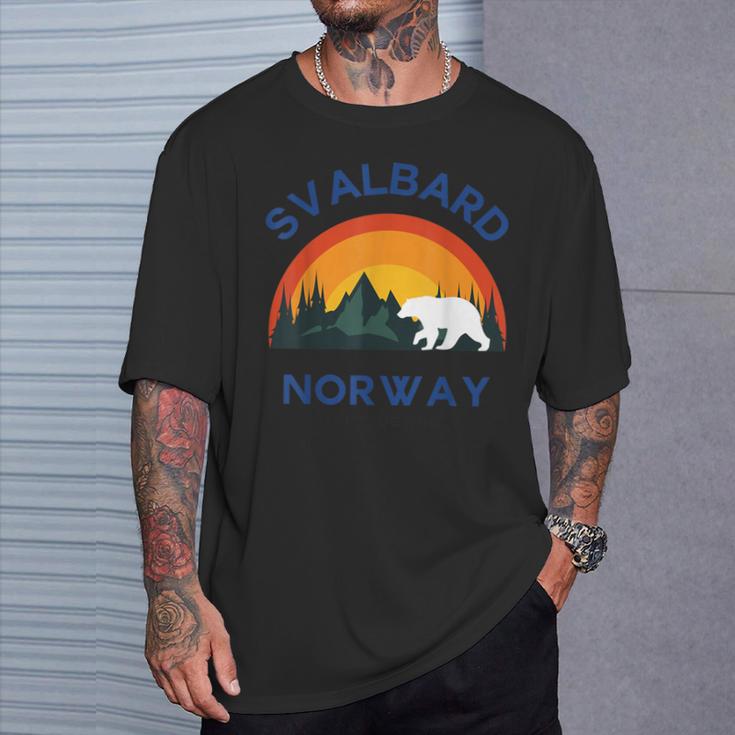 Svalbard Spitzbergen Norway T-Shirt Geschenke für Ihn