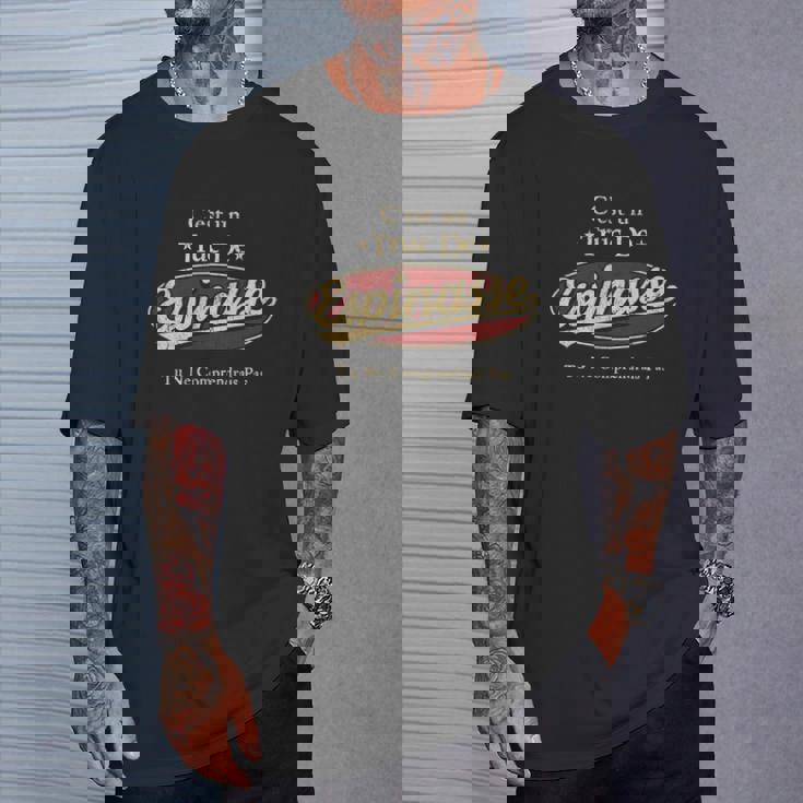 T-shirt C'est un Truc De *Espinasse* Tu Ne Comprendrais Pas, Design Personnalisé Cadeaux pour lui