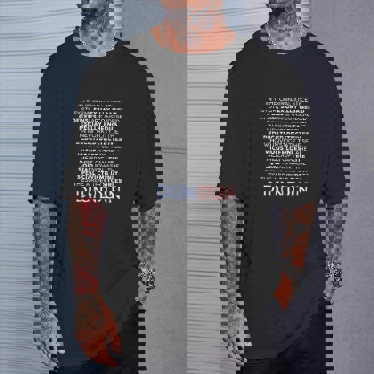 T-shirt Noir Unité Victimes Spéciales, Texte Série Culte DUN DUN Cadeaux pour lui