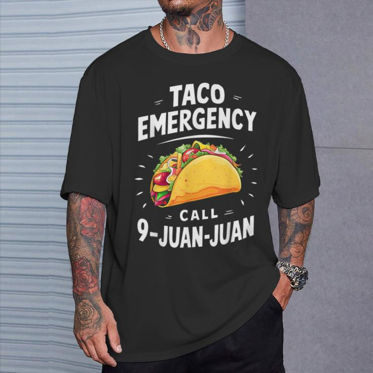 Taco Emergency Call 9 Juan Juan Cinco De Mayo Men T-Shirt Gifts for Him