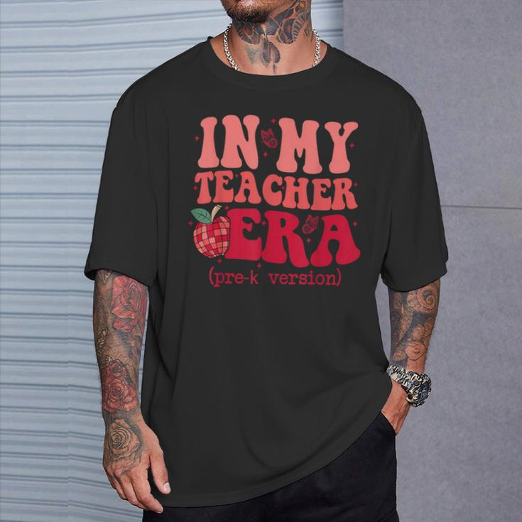 In My Teacher Era Back To School Pre-K Teacher Team T-Shirt Gifts for Him