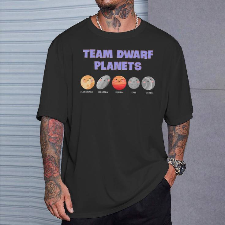 Team Dwarf Planets Pluto Astronomy Science T-Shirt Gifts for Him