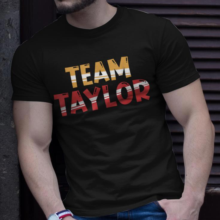 Team Taylor Lifetime Member Surname Family Last Name T-Shirt Gifts for Him