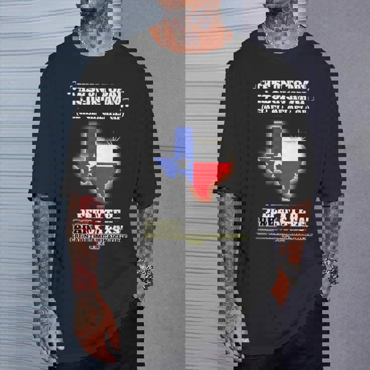 Texas Total Eclipse 2024 Deep In The Dark Of Texas Eclipse T-Shirt Gifts for Him Texas Total Eclipse 2024 Deep In The Dark Of Texas Eclipse T-Shirt Gifts for Him