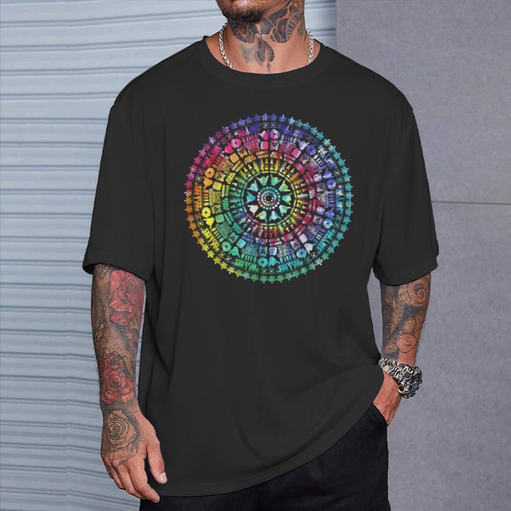 Tie Dye Mandala Sksksk And I Oop Save The Turtles Visco Girl T-Shirt Gifts for Him