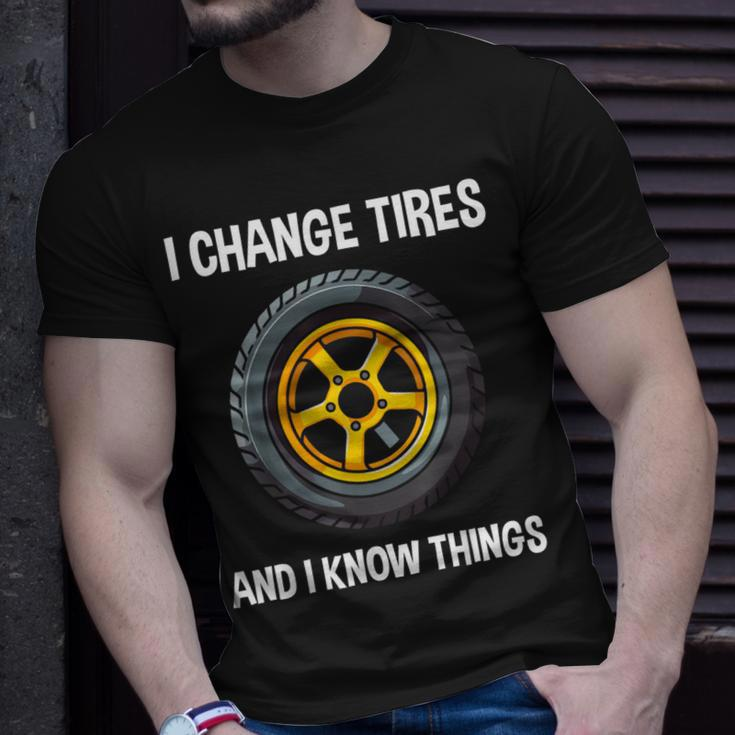 Tire Guy And Car Mechanic I Change Tires T-Shirt Gifts for Him