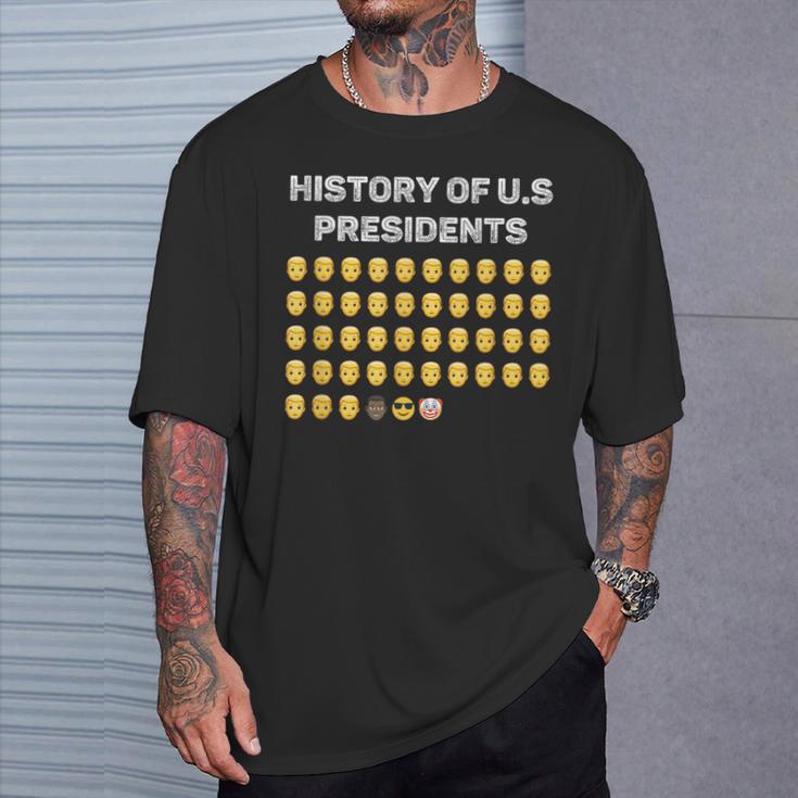 History Of US President 45Th Cool President T-Shirt Gifts for Him