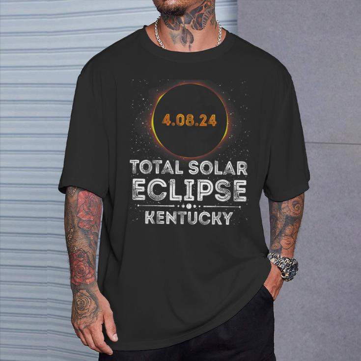 Total Solar Eclipse April 8 2024 Kentucky Family Matching T-Shirt Gifts for Him