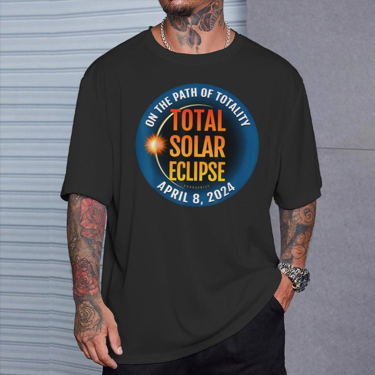 Total Solar Eclipse Totality April 8 2024 12 T-Shirt Gifts for Him