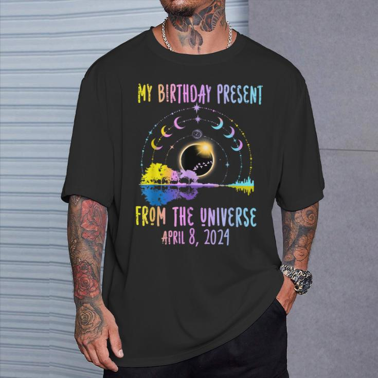 Total Solar Eclipse And Yes It's My Birthday April 8 2024 T-Shirt Gifts for Him