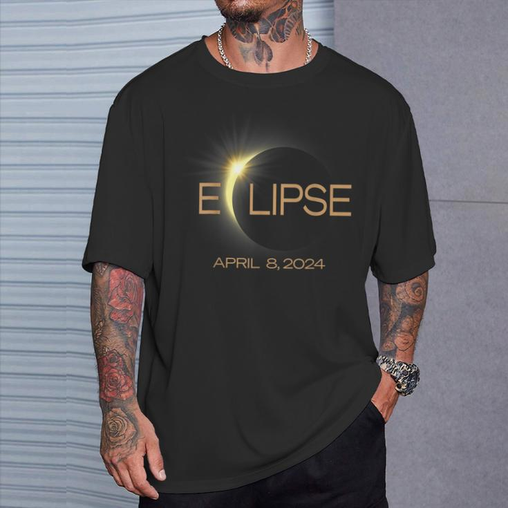 Total Solareclipse 2024 America T-Shirt Gifts for Him