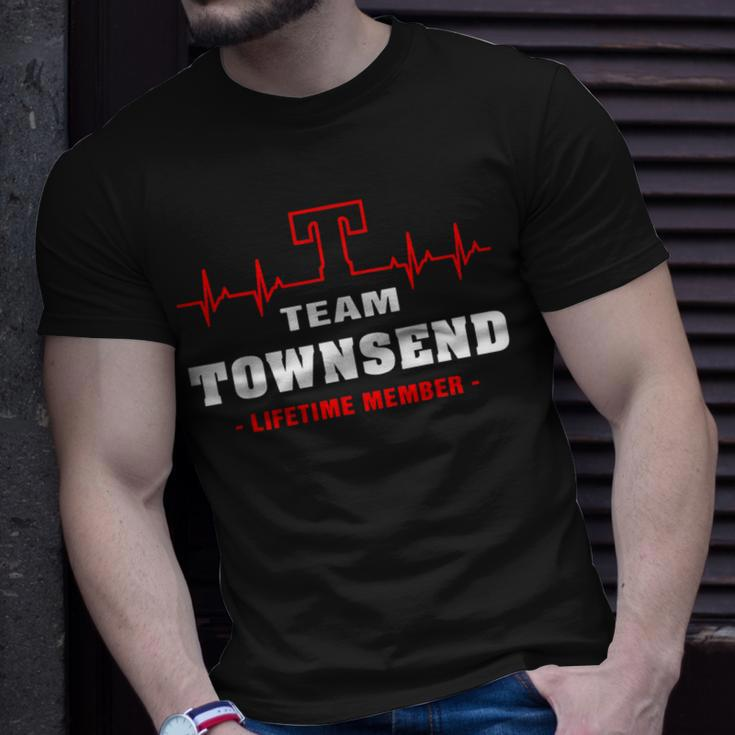 Townsend Surname Family Name Team Townsend Lifetime Member T-Shirt Gifts for Him
