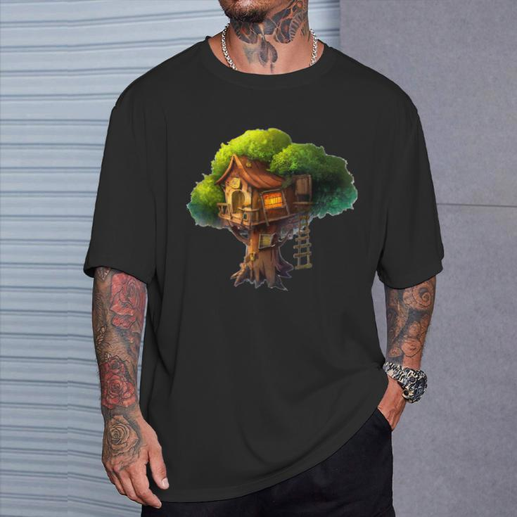 Tree House T-Shirt Gifts for Him