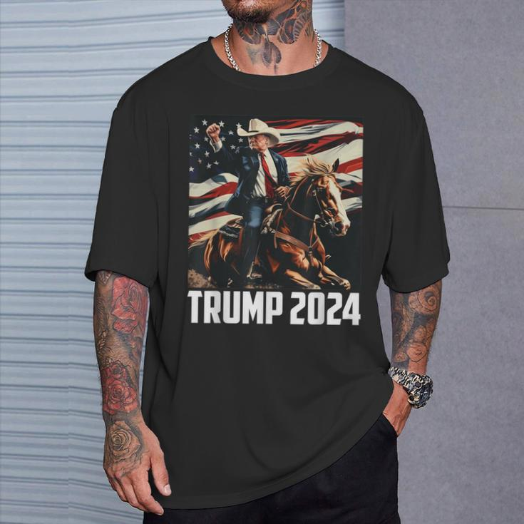 Trump 2024 4Th Of July Patriotic America Independence Day T-Shirt Gifts for Him