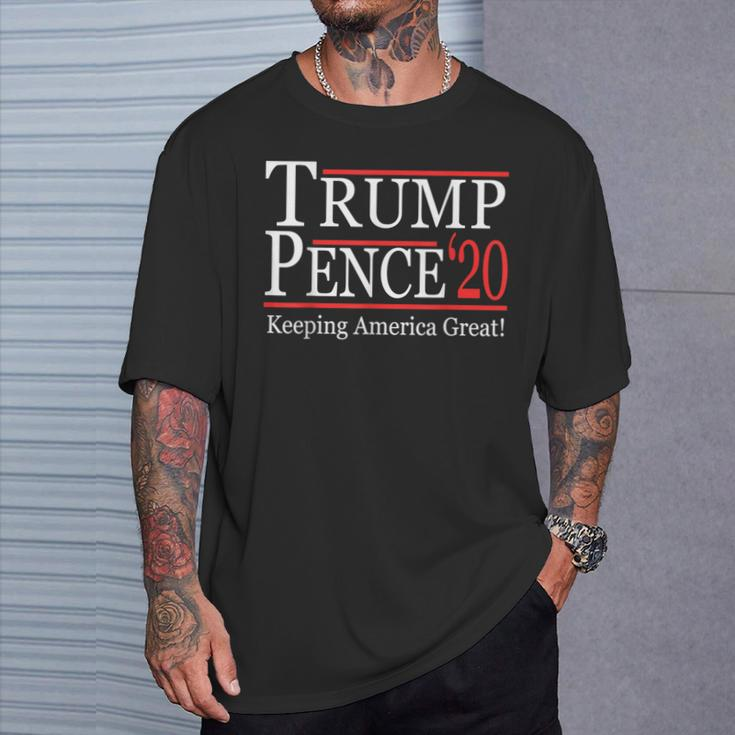 Trump Pence 2020 Keeping America Great T-Shirt Gifts for Him