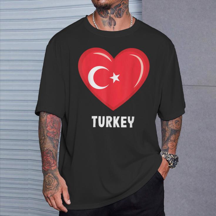 Turkey Flag Jersey T-Shirt Geschenke für Ihn