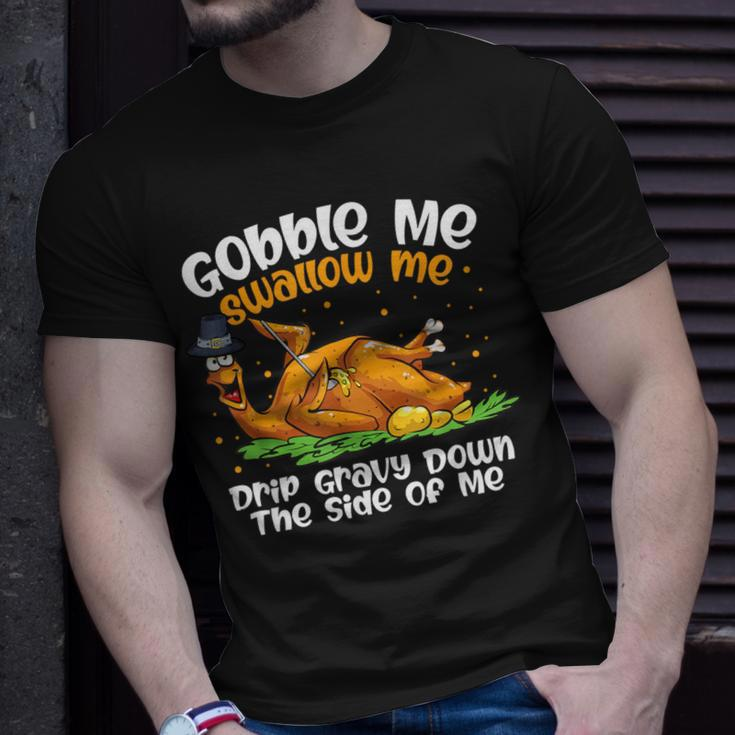 Turkey Pour Some Gravy On Me Thanksgiving Day Dinner T-Shirt Gifts for Him