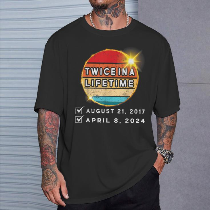 Twice In A Lifetime Solar Eclipse 2024 Totality 2017 Boys T-Shirt Gifts for Him