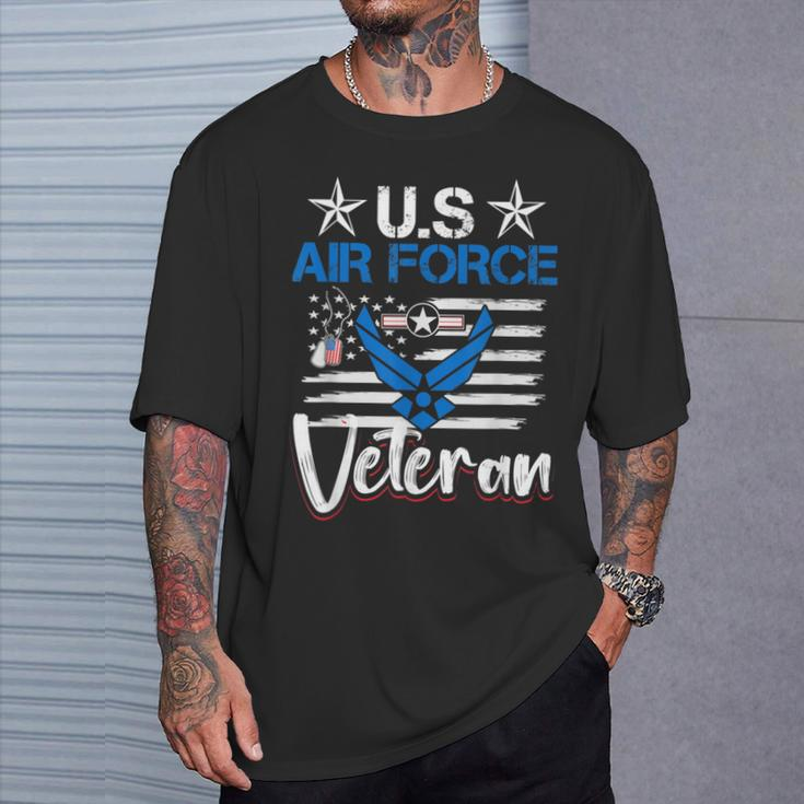 Us Air Force Veteran Us Air Force Veteran T-Shirt Gifts for Him