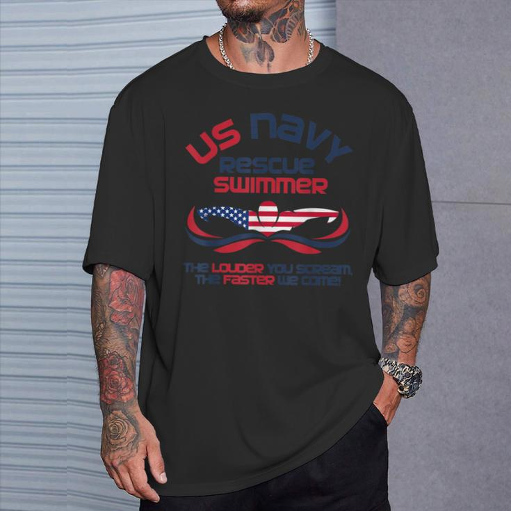 Us Navy Rescue Swimmer Navy Rescue Swimmer T-Shirt Gifts for Him
