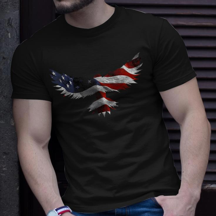Usa American Flag Eagle 4Th Of July Patriotic Eagle T-Shirt Gifts for Him