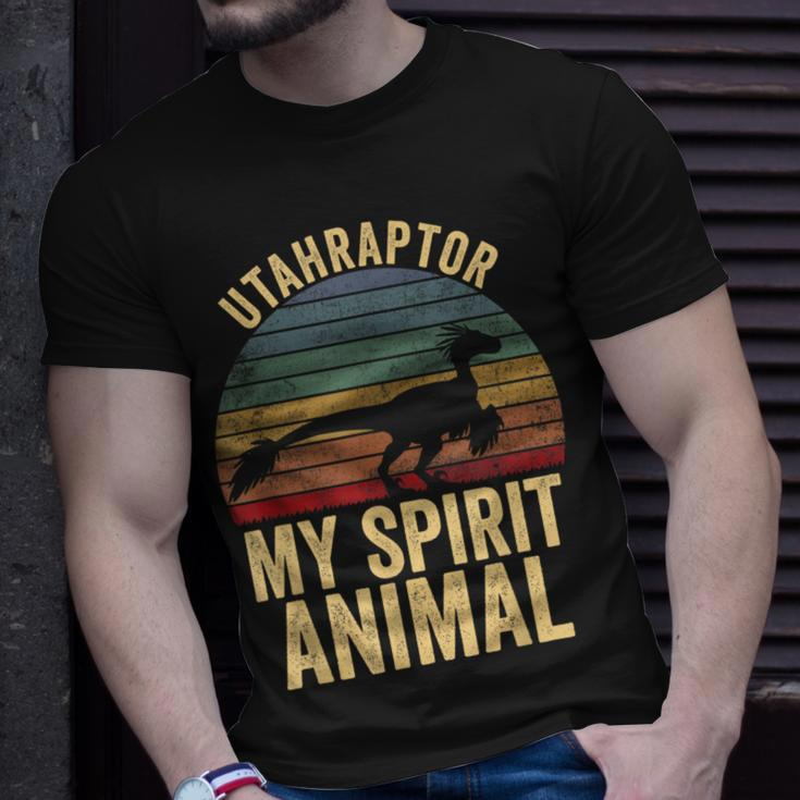 Utahraptor Is My Spirit Animal Dinosaur Lovers Utah T-Shirt Gifts for Him