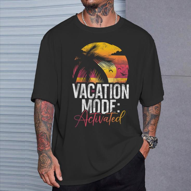 Vacation Mode Activated Vacation T-Shirt Gifts for Him