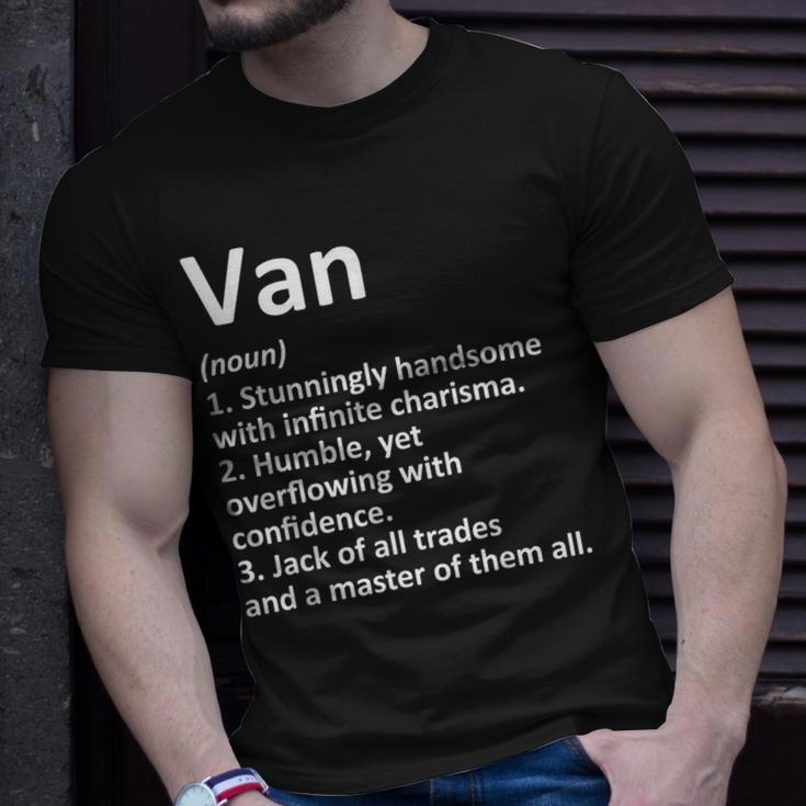Van Definition Personalized Name Birthday Idea T-Shirt Gifts for Him