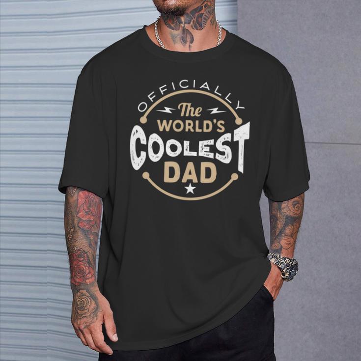 Vatertag Der Coolste Papa Der Welt T-Shirt Geschenke für Ihn