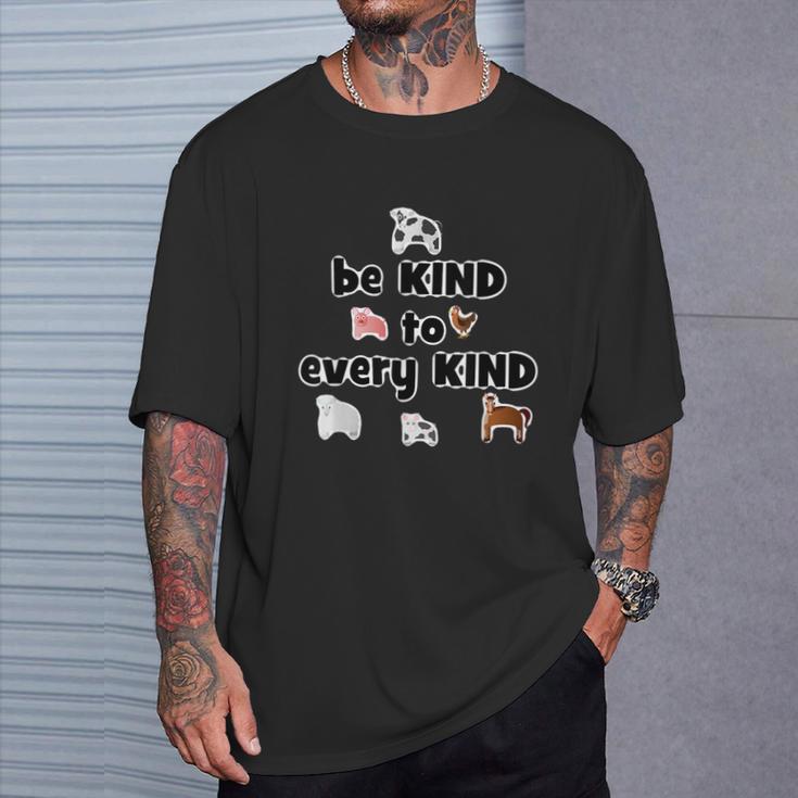 Vegan Be Kind To Every Kind Animals Veganism T-Shirt Gifts for Him