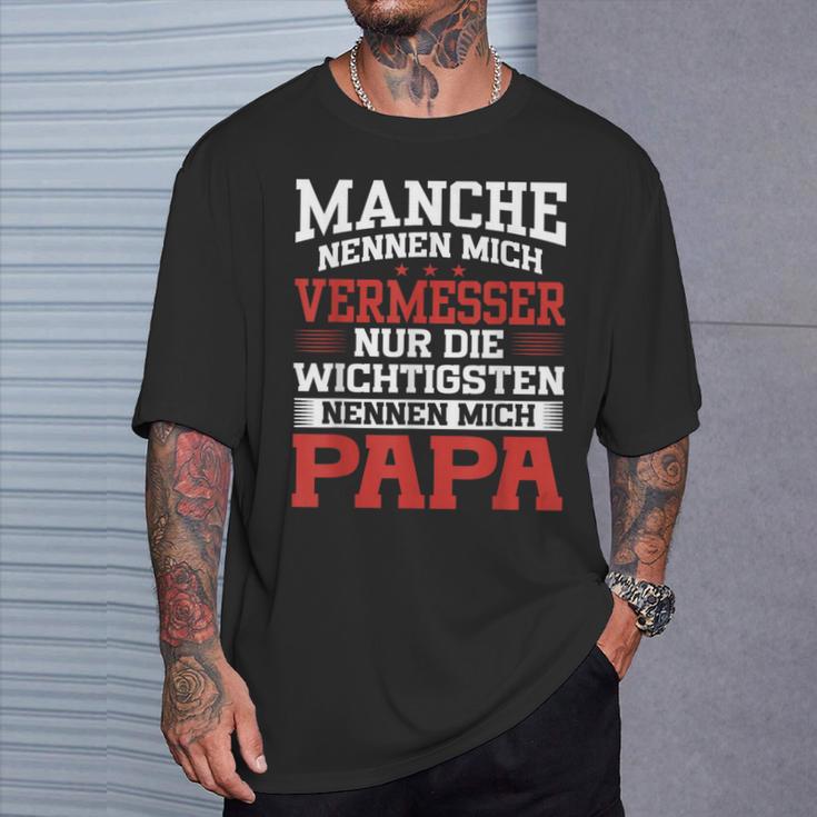 Vermesser Nennen Mich Papaermesser T-Shirt Geschenke für Ihn