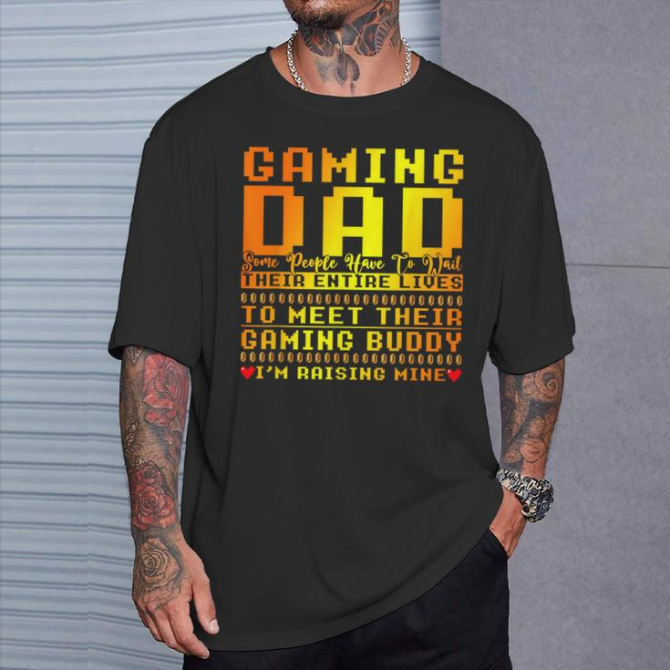 Video Games Player Fathers Day Gamer Dad Gaming T-Shirt Gifts for Him