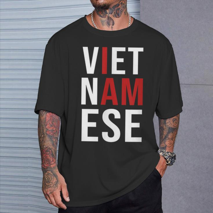 I Am Vietnamese Awesome Vietnam Pride Asian T-Shirt Gifts for Him