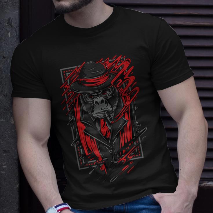 Vintage 1920S Mafia Real Gorilla GangsterT-Shirt Gifts for Him