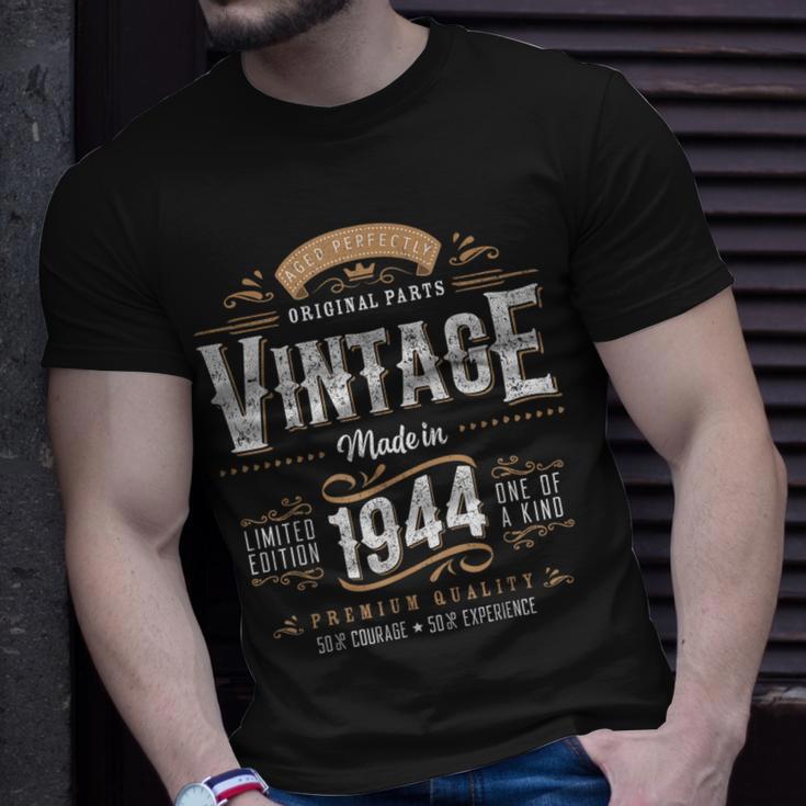 T-shirt Premium 80 Ans Anniversaire Homme - Coton 180g/m², Imprimé En France - Cadeau Original Et Durable - 12