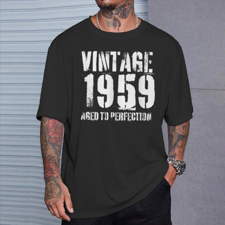 Vintage 1959 Birthday Retro Style T-Shirt Gifts for Him